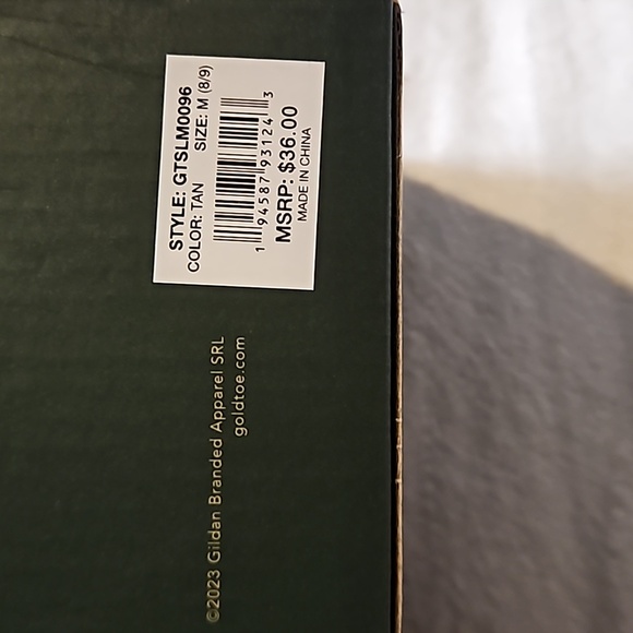 Goldtoe Mens Tan Memory Foam Insole Indoor/Outdoor Traction Soles Slippers M 8-9 - Picture 8 of 11